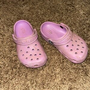 Purple crocs